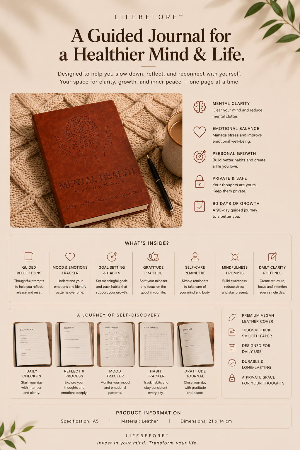 Mental Health Journal | LIFEBEFORE™